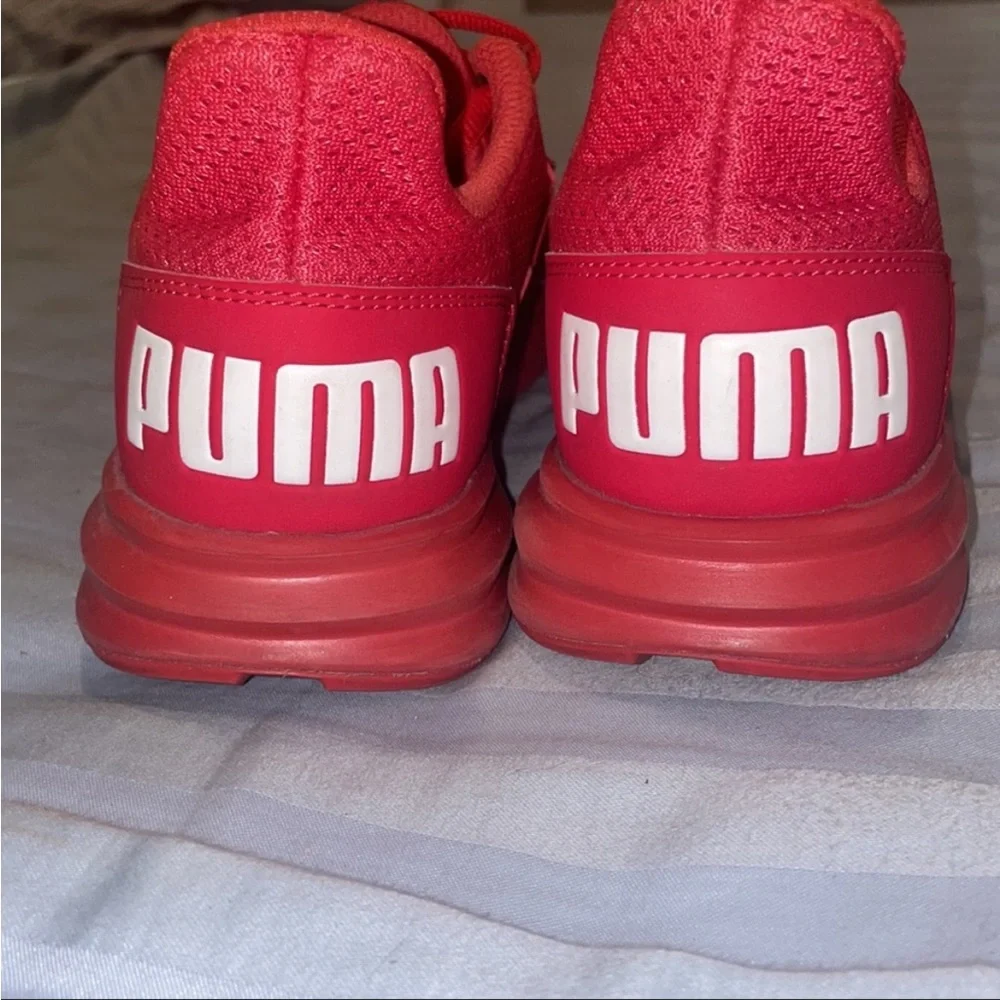 Red Puma Soft Foam Sneakers - Picture 5 of 6